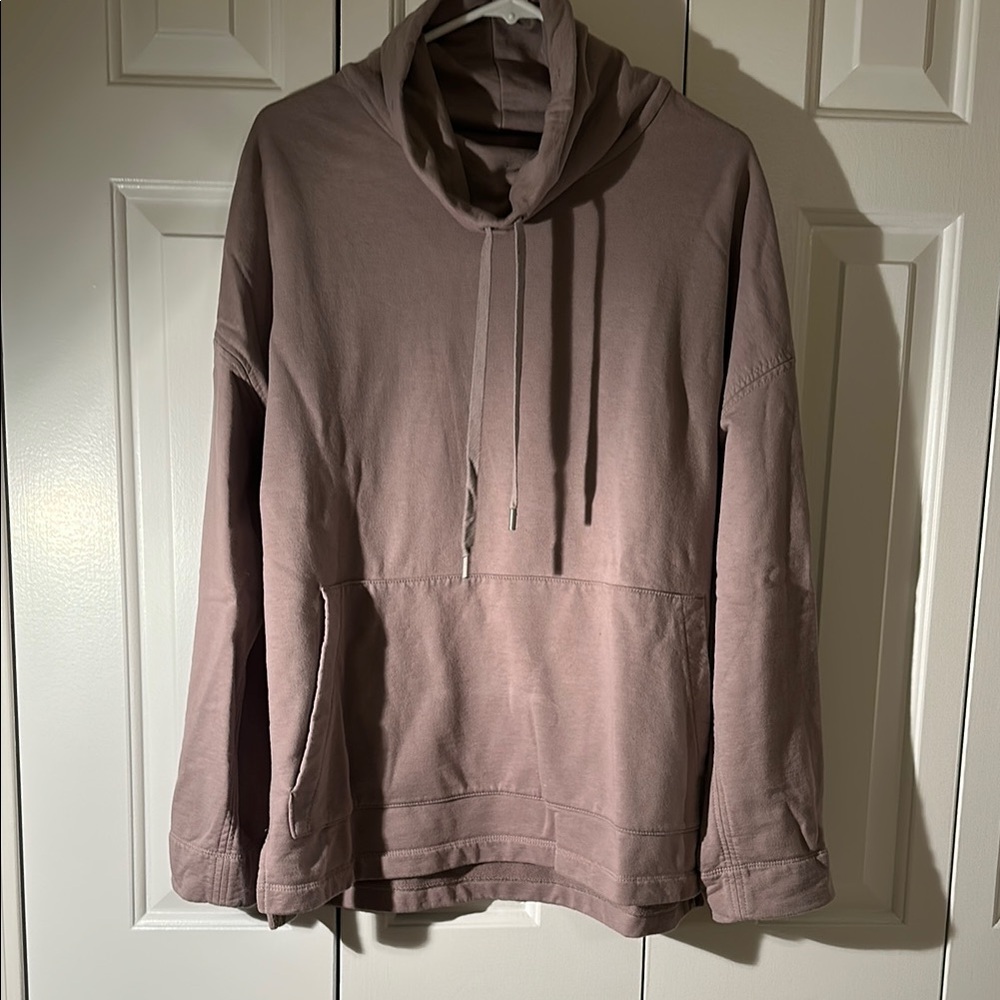 MM Lafleur Soft Beige Cowl Neck Sweatshirt